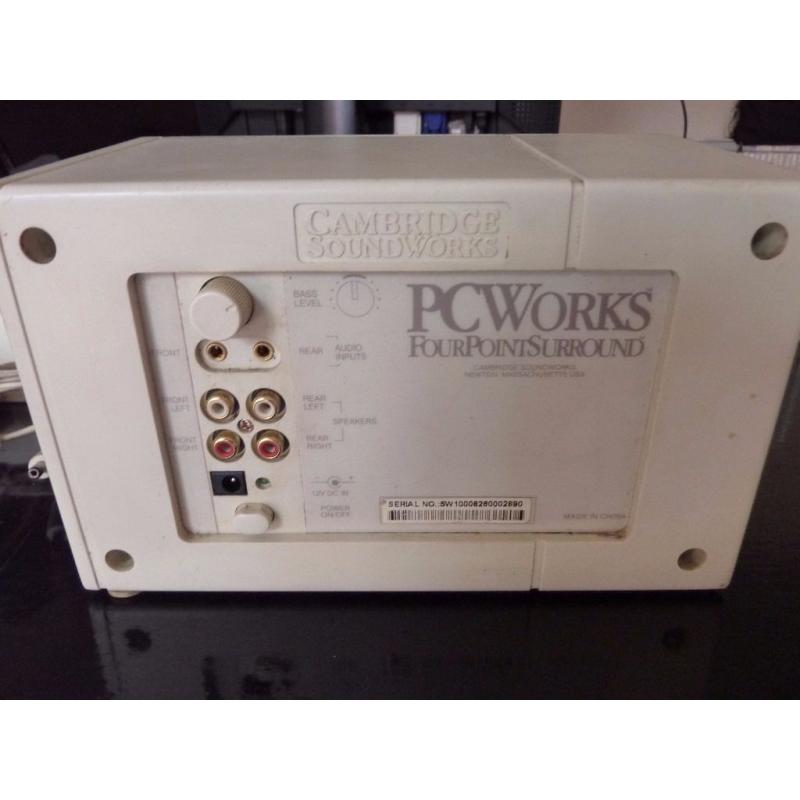 cambridge soundworks 4.1 amp & speakers fps1000 surround sound