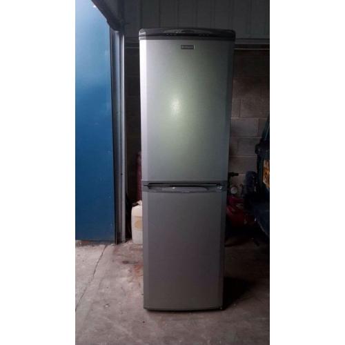 Hotpoint silver fridge freezer