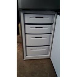 Hotpoint silver fridge freezer