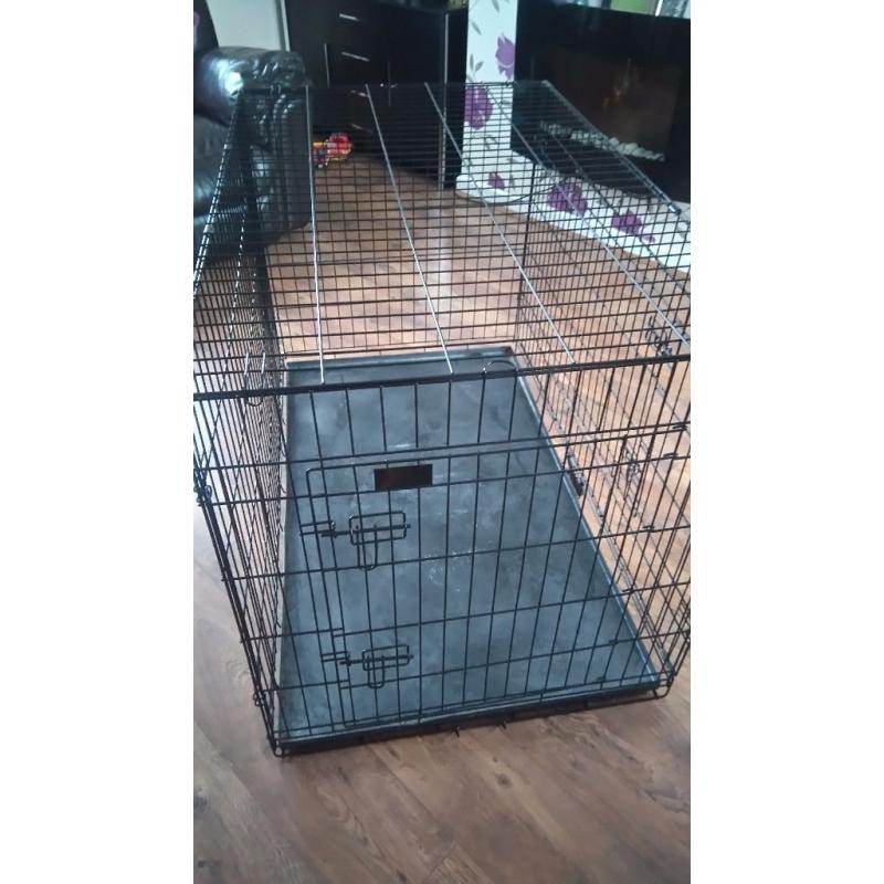Large dog cage