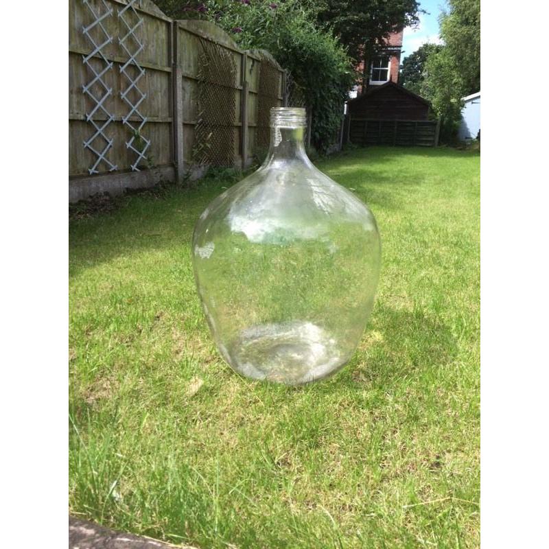 50 L large vintage glass bottle
