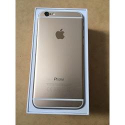 Apple Iphone Gold 6 16GB, Nearly New Condition, Boxed on Vodafone