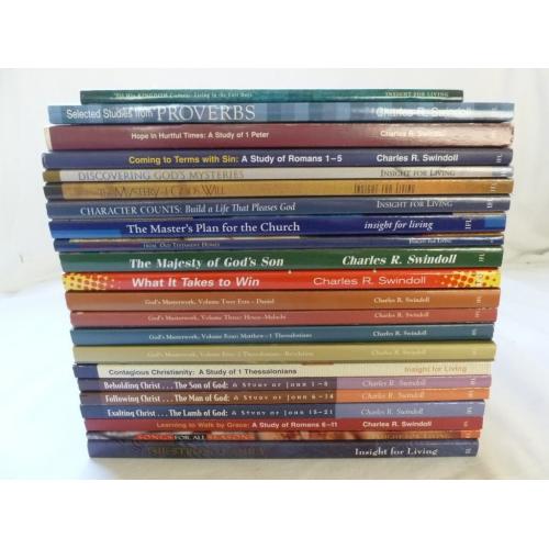Charles Swindoll Book Bundle : 22 Bible Study Guides : Insight for living