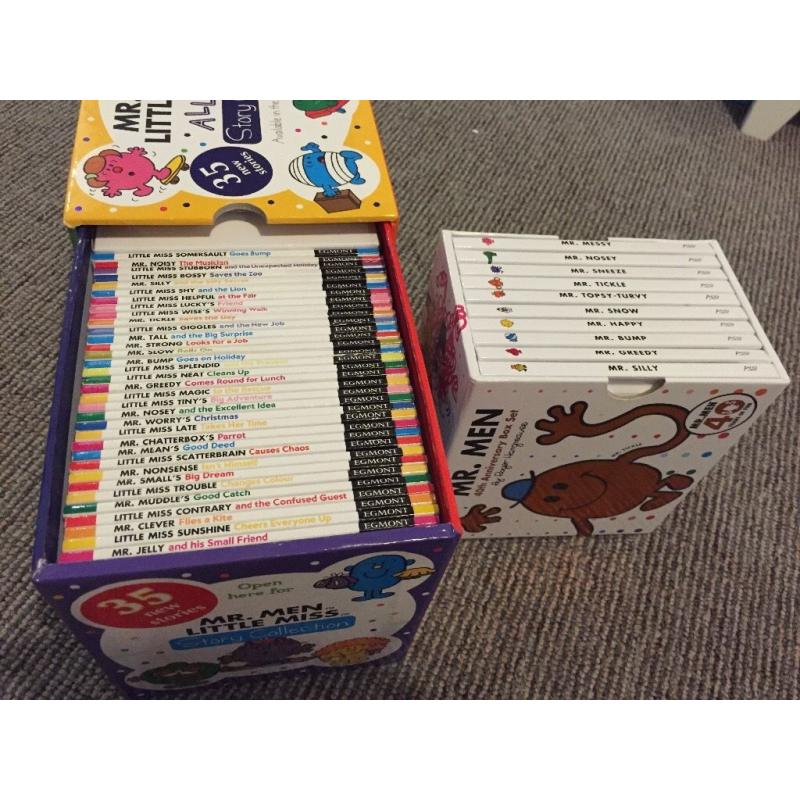 MR MEN/LITTLE MISS BOOKS (45 in total)