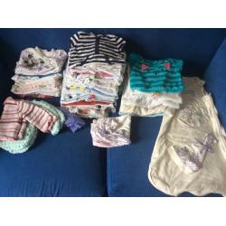 Full bag of Baby girl clothes 0-3m