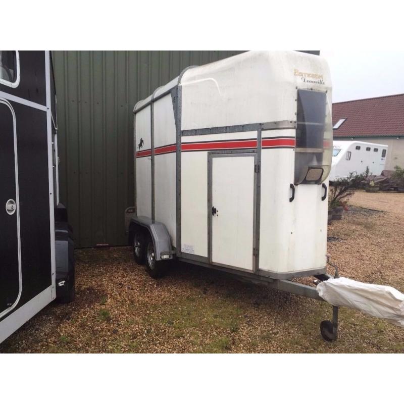 2007 BATESON DEAUVILLE HORSE BOX TRAILER X2 HORSE BOX TRAILER DELIVERY AVAILIBLE