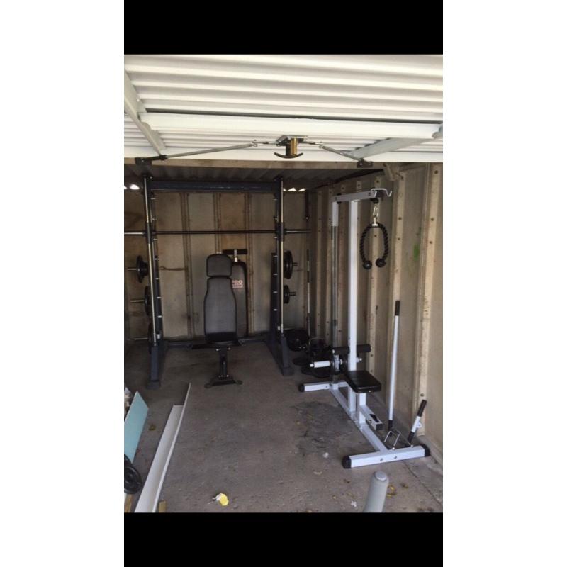 Smith machine and lat pull-down