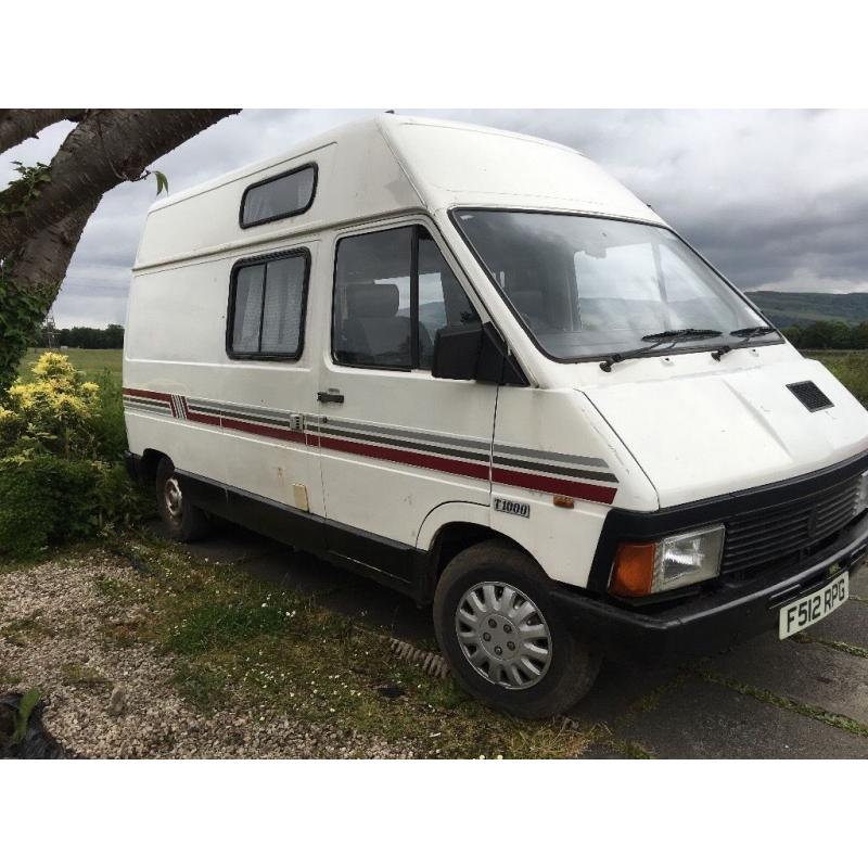Renault traffic campervan project.
