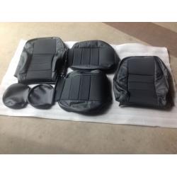 Land Rover Defender 90 genuine half leather seat cover set