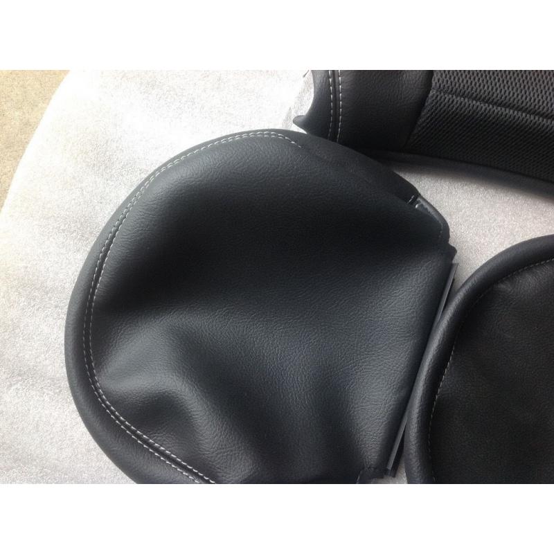 Land Rover Defender 90 genuine half leather seat cover set
