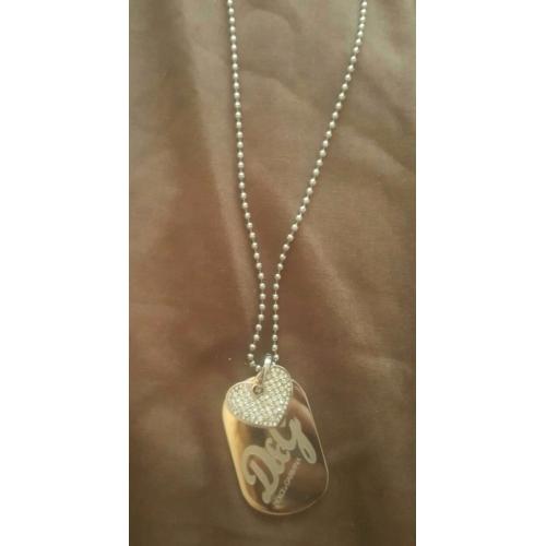 D&G dog tag necklace