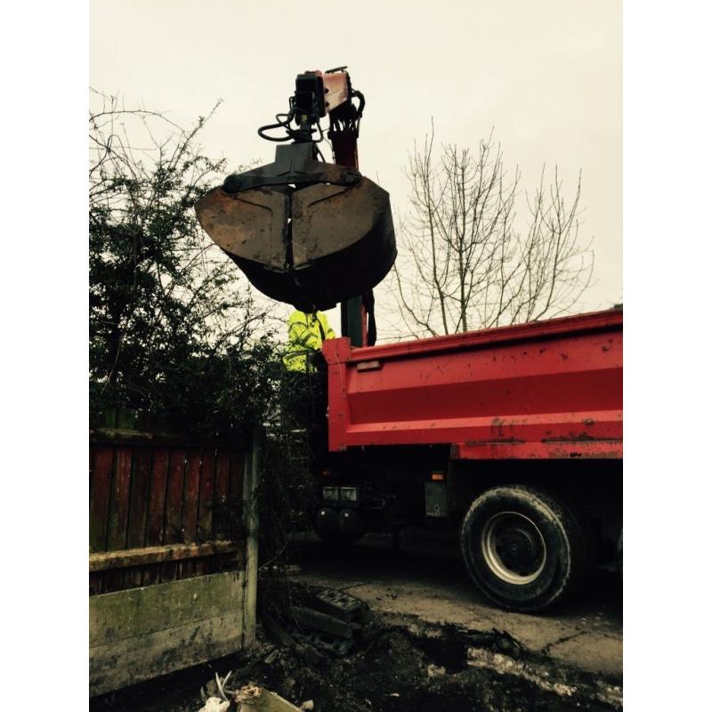 Grab Wagon Hire Stockport/Manchester muck away lorry better than skips