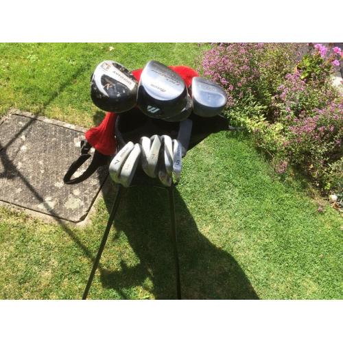 Set of mixed Men's Clubs and Bag