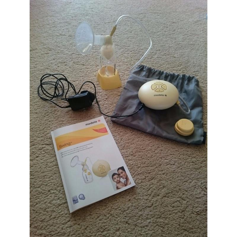 Medela Swing Single Electric Breast Pump with Travel Bag