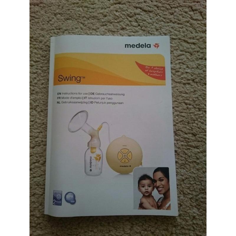 Medela Swing Single Electric Breast Pump with Travel Bag