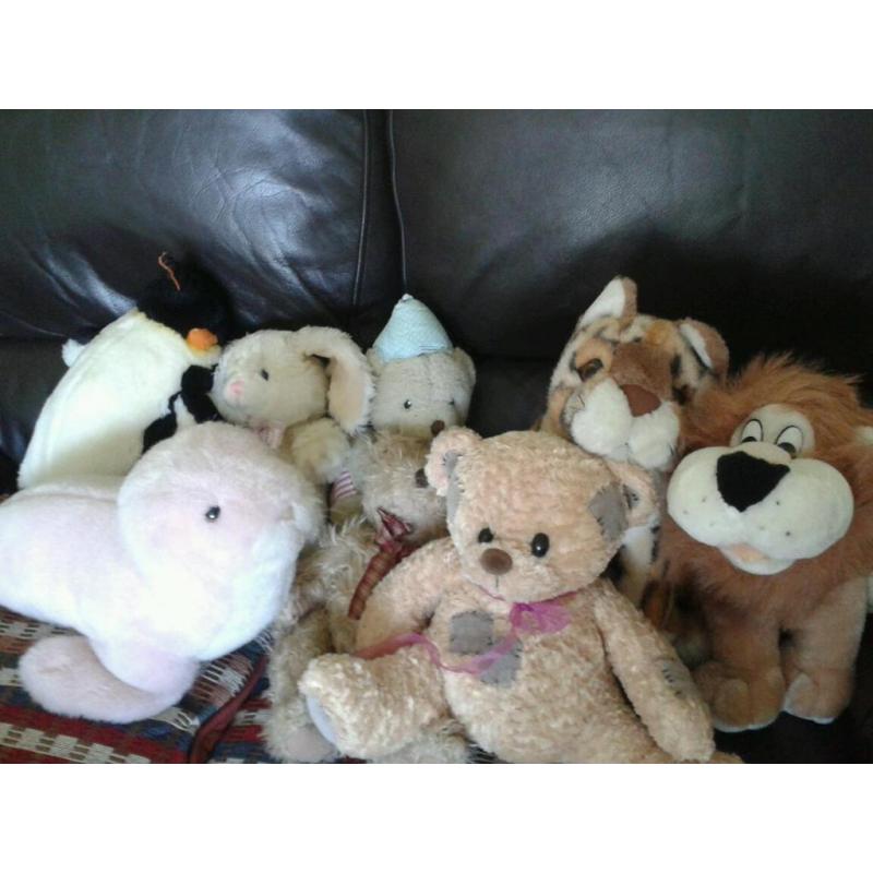 Selection of soft toys