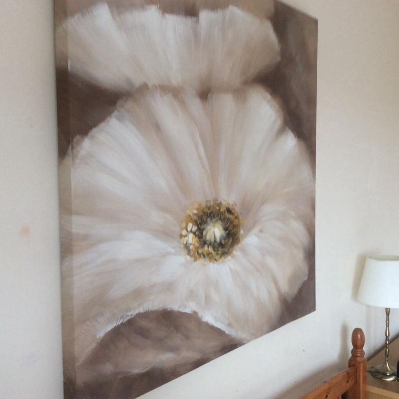 Canvas Flower Painting