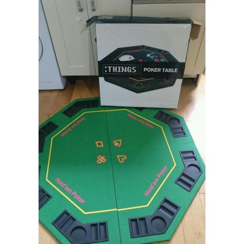 Poker table, never used. Brilliant for poker nights.