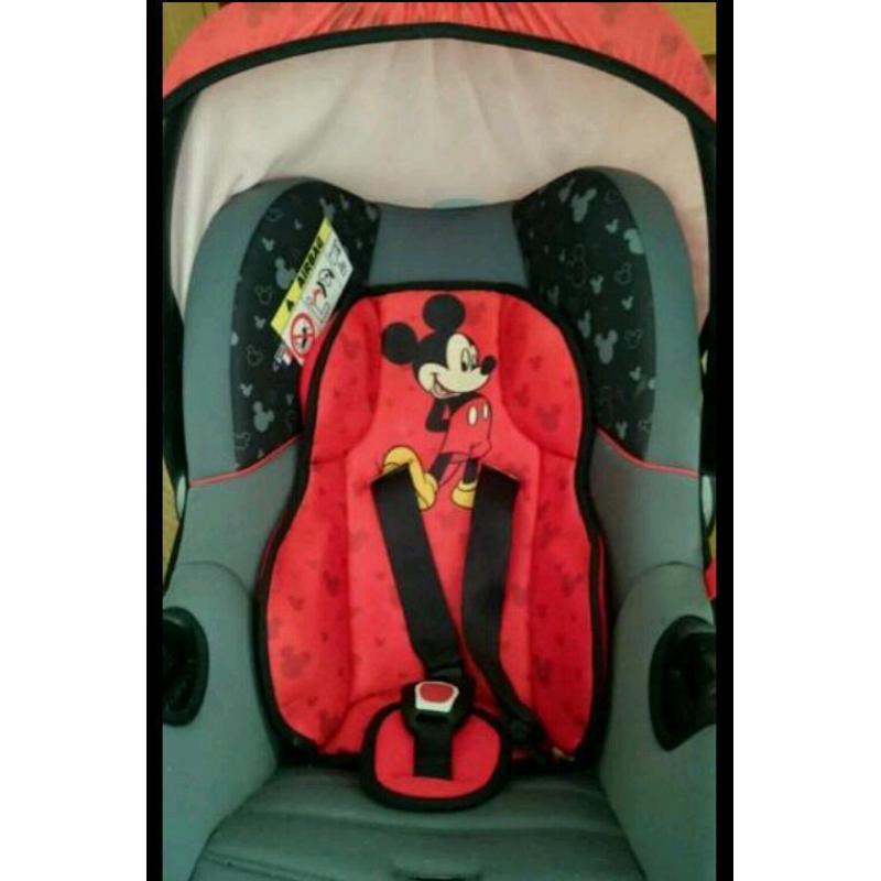 Mickey Mouse car seat