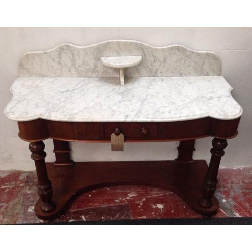 Victorian marble top duchess washstand solid mahogany circa 1860