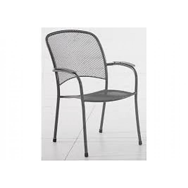 CARLO STACKING CHAIR - IRON GREY (SET OF 2 & 4)