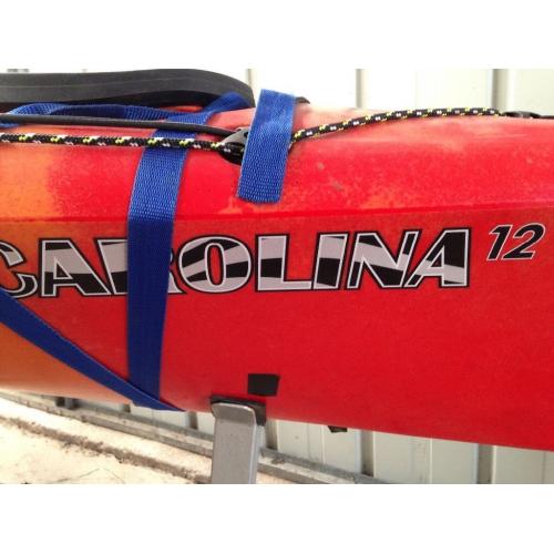 Sea kayak with stabilisers