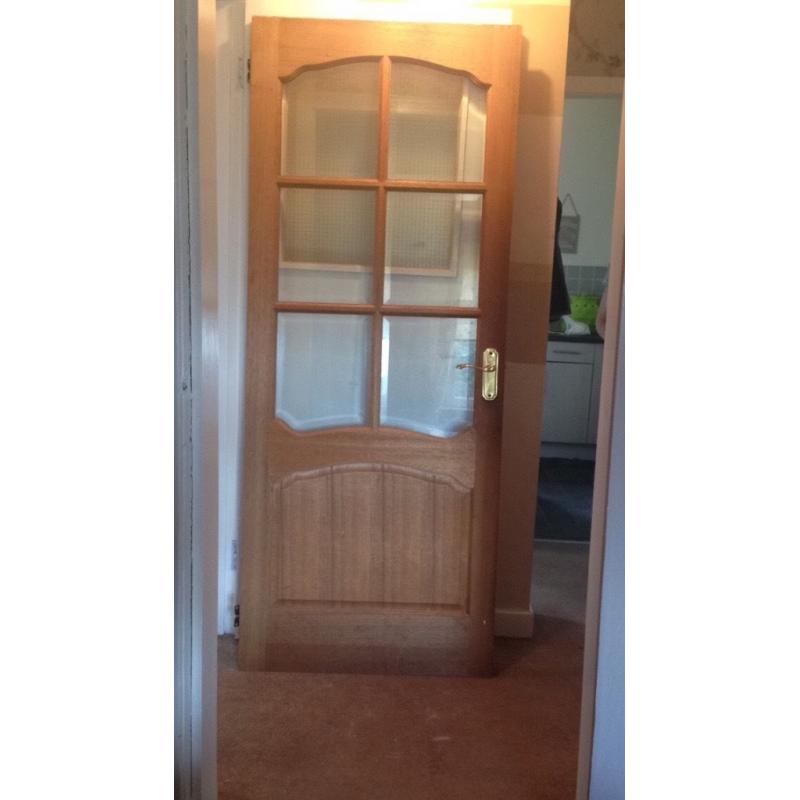Interior wooden doors x2