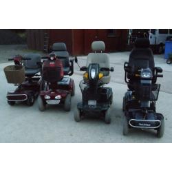Range of quality used Mobility Scooters of all sizes