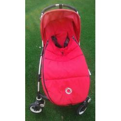 Bugaboo Bee red pushchair Pram with accessories
