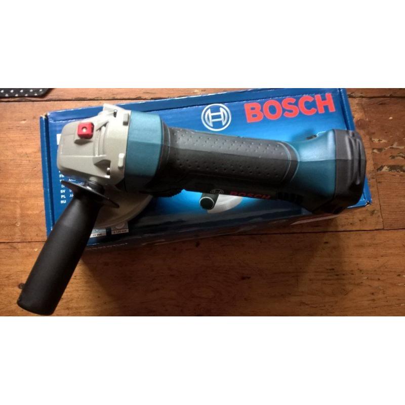 NEW BOSCH GWS 18 VOLT LITHIUM BARE 18-125 V-LI GRINDER