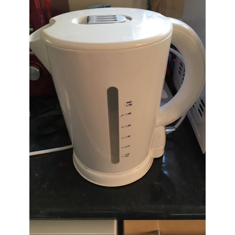 Kettle toaster and microwaves