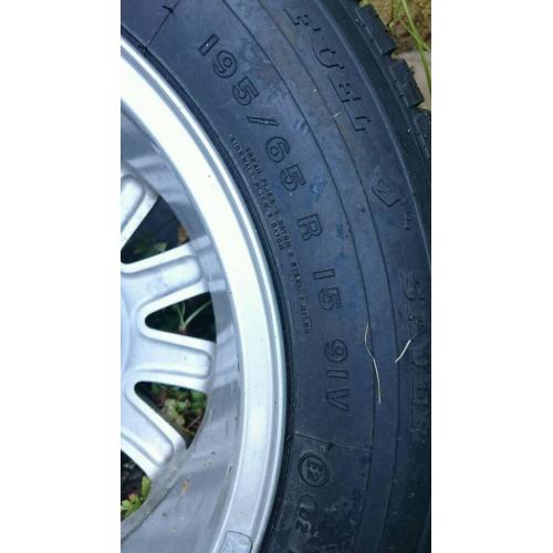 Audi tyre with alloy wheel 15"
