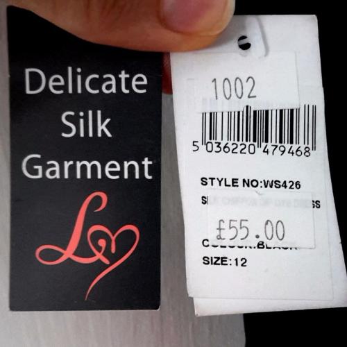 Silk Lipsy Dress -- brand-new, never worn, size 12