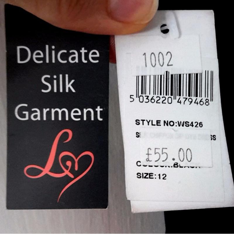 Silk Lipsy Dress -- brand-new, never worn, size 12