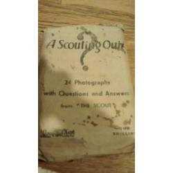 Vintage Scout quiz card set from 1940/50's?