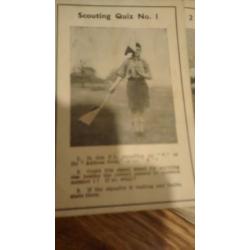 Vintage Scout quiz card set from 1940/50's?