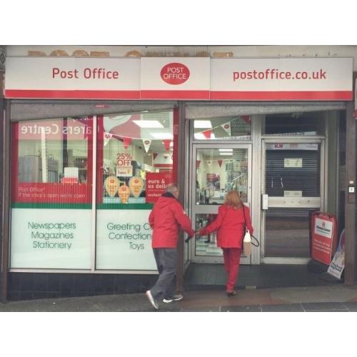 Busy Post Office For Sale in Kilmarnock Town Center With Shop Fitting and Material and Fixture