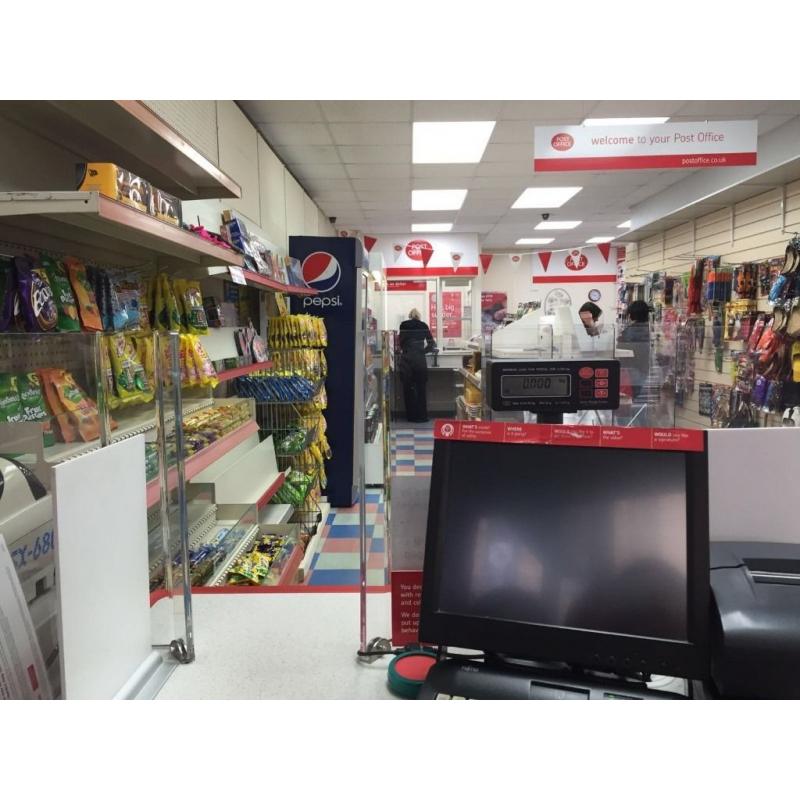 Busy Post Office For Sale in Kilmarnock Town Center With Shop Fitting and Material and Fixture