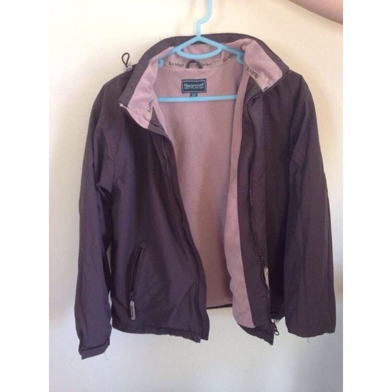 Childs waterproof horse jacket