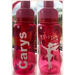 Personalised water bottles, ideal for back to school