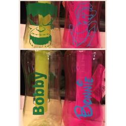 Personalised water bottles, ideal for back to school