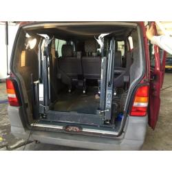Taxi wheelchair lift