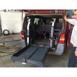 Taxi wheelchair lift