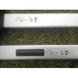 Genuine VW Tiguan Roof Bars With Key For 2007 Onwards Bought Direct From VW Dealership Hardly used