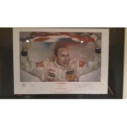 Lewis Hamilton limited edition print