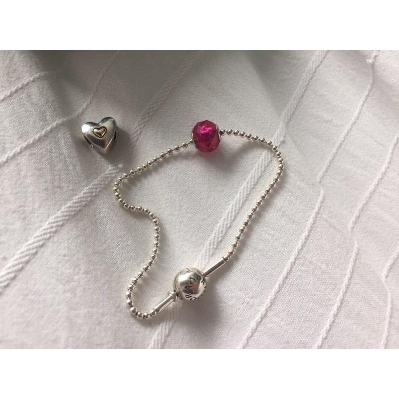 Pandora bracelet and charms