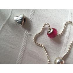 Pandora bracelet and charms