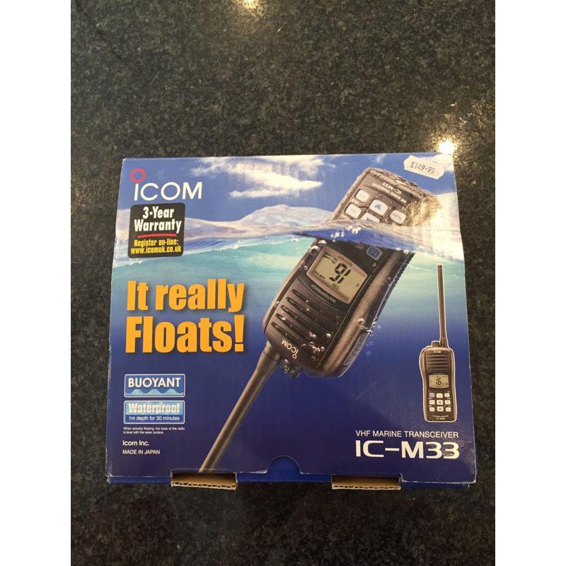 ICOM IC-M33 VHF Marine Transceiver