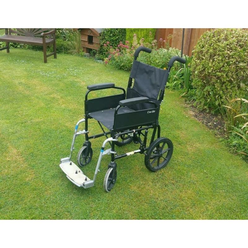 Wheelchair uni-lite folding good condition