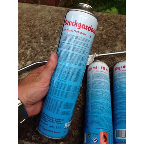 Butane Gas Weed Wand Blowtorch Garden Torch Weeds Killer Burner Blaster + 4 Canisters of Gas Butane